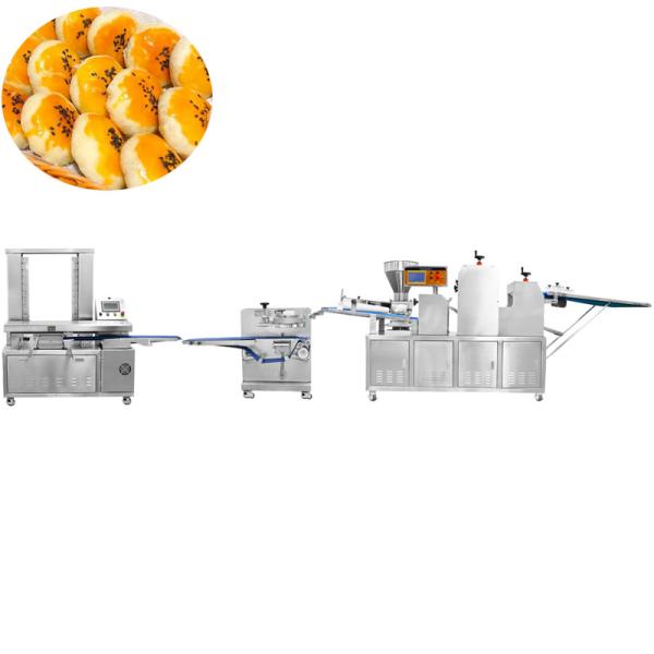 Linha de PAPA Automatic Stuffed Bread Production/máquina automática do biscoito amanteigado da pastelaria flocoso