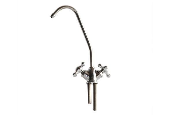 Ro Water Purifier Accessories Double Tube Gooseneck Faucet With Roate Switch