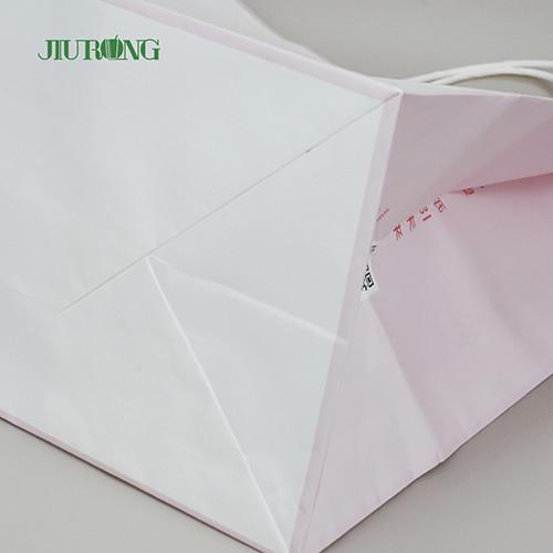 Custom Logo Biodegradable Paper Bag Eco Friendly Newspaper Bags 305mm Height