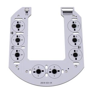 Carte en aluminium à simple face de carte PCB d'OEM pour le réverbère de LED