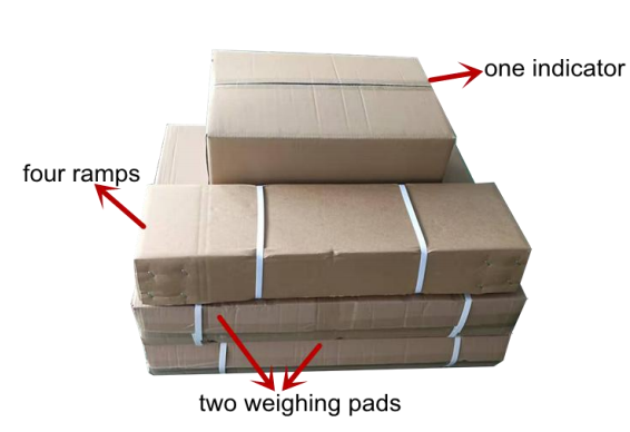 High Strength S Series 30T Wireless Portable Axle Scales Mobile Vehicle Weighing Scales
