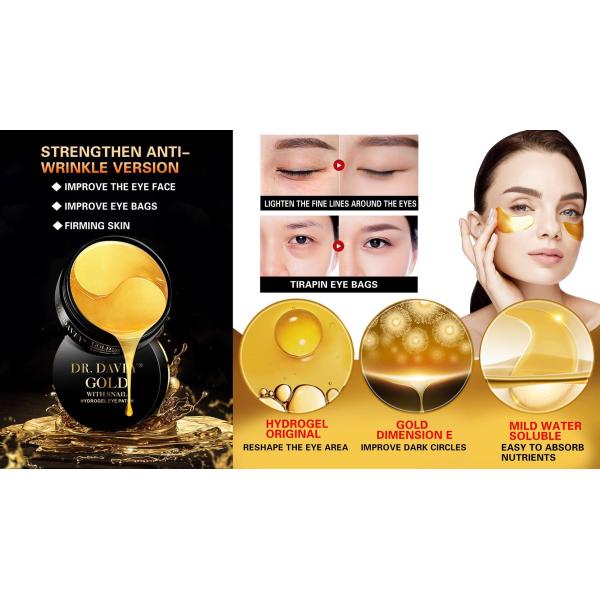 beauty care anti aging forehead hydrogel patch