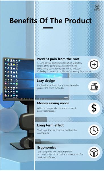 Button Control Cervical Physiotherapy Instrument For Neck Pain