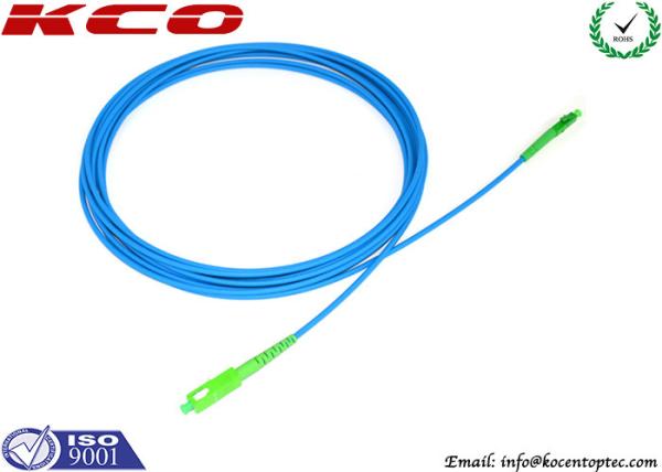 Single Mode St To Lc Fiber Jumper Sinplex Armored Rodent Resistant