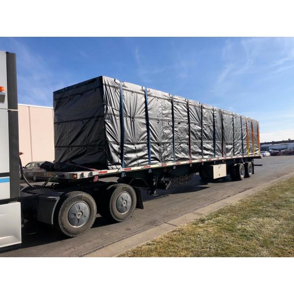 Легкий 3-х рядов D-кольца древесина брезент грузовик покрытие ПВХ винил 10'для плоских прицепов