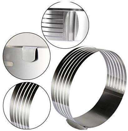 FBT010601 for wholesales adjustable stainless steel cake slicer kit
