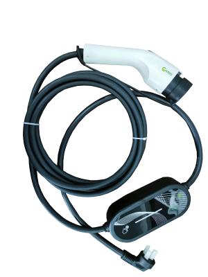 7KW 32A Portable AC EV Charger Overvoltage Protection Portable EV  Fast Charger