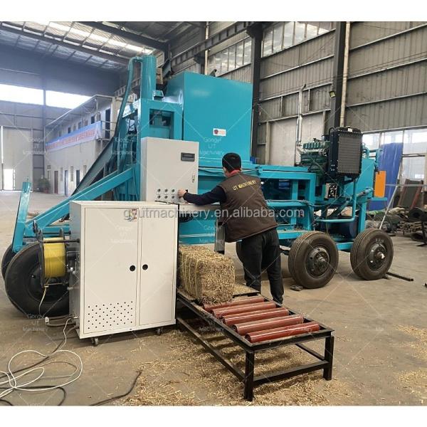30HP Diesel Engine Baling Press Machine for Compressing Silage and Wood Shavings