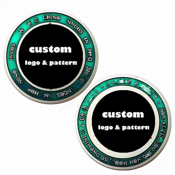 ゴールドカスタムコイン 3D 2D ヴィンテージ チャレンジコイン 彫り 収集品