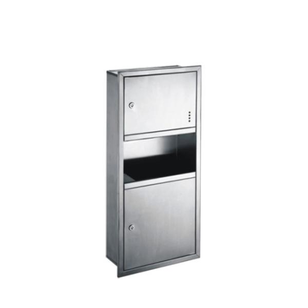 Hotel Toilet Accessories single Hand Roll Towel Dispenser 304 stainless steel paper Wall Mounted bathroom set