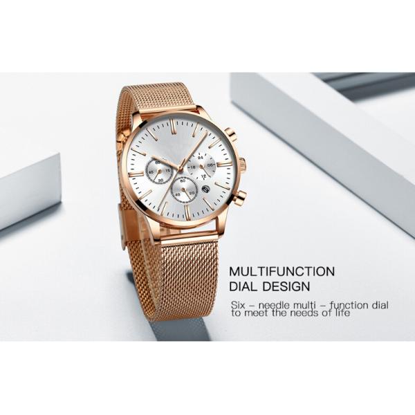 Дозоры ОЭМ кварца людей дозора хронографа диапазона сетки нержавеющей стали роскошные