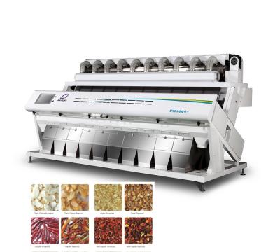 Food Industry Vegetable Color Sorter / Fruit Grading Machine Easy Operation