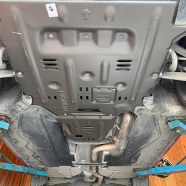 Gray Alfa Romeo Giulia Skid Plate Engine Guard Transmission Underbody Protection Armour