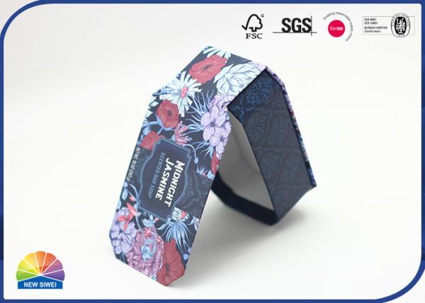 Caixa de presente da tampa de Crystal Bracelet Luxury Packaging Hinged com logotipo UV