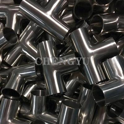 3PE Coating Food Grade 316L Sanitary Tube Fittings ASTM A270 WP304