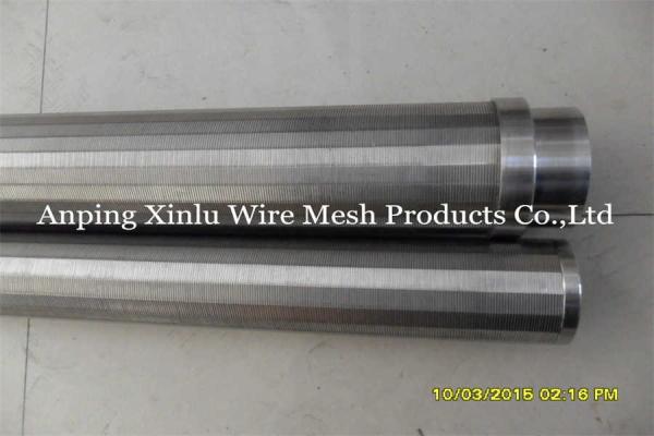 SGS Inspection Approved Dewatering Well Screen Pipe SS304 304L 316 316L 321 Q195 Q235