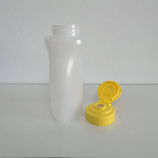Screw Cap 330ml Hdpe Plastic Food Packaging Bottles Sauce Bottles Ketchup Squeeze Bottles Featuring Silk Screen Printing