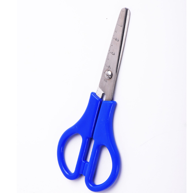 Reliable quality wholesale school stationary customizable 5 inch safety kid scissors