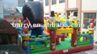 taille personnalisable gonflable de parc d'attractions de bâche de PVC de 0.55mm