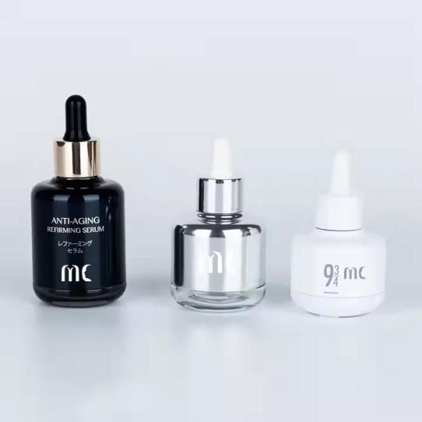 Glass Dropper Bottle 30ml 50ml 60ml Eye Dropper Bottles OEM Logo (MC-608)