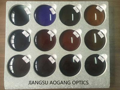 1.499 CR39 Uncoated Prescription Sunglass Lenses For Eye Protecting UV Protection