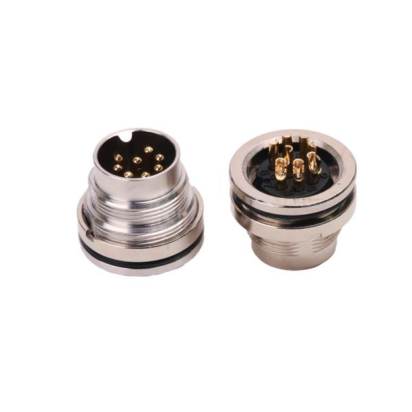 Cobre 125V de CuZn do conector do PWB da dimensão M16 da linha de IP67 PA66