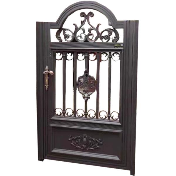 Couche en poudre d'ornement Sliding Swinging Open Style Pour un alliage d'aluminium durable