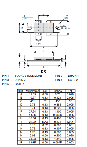 D1028UK RF MOSFET Транзисторы RF MOSFET N-CH 70V 30A 5-прицепный корпус DR p канал mosfet