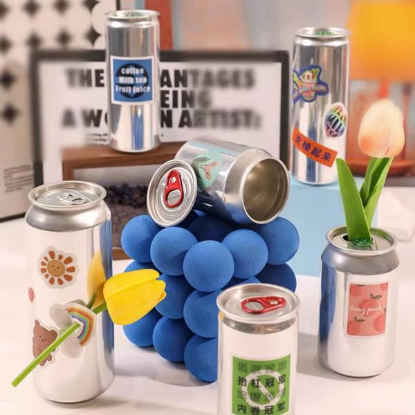 Круглые пивные банки перерабатываемые Да, для вашего экологически чистого