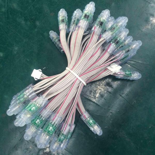 Full Color RGB LED Pixel Lights DC5V 0.3 Wattage 3500mcd Luminous Intensity