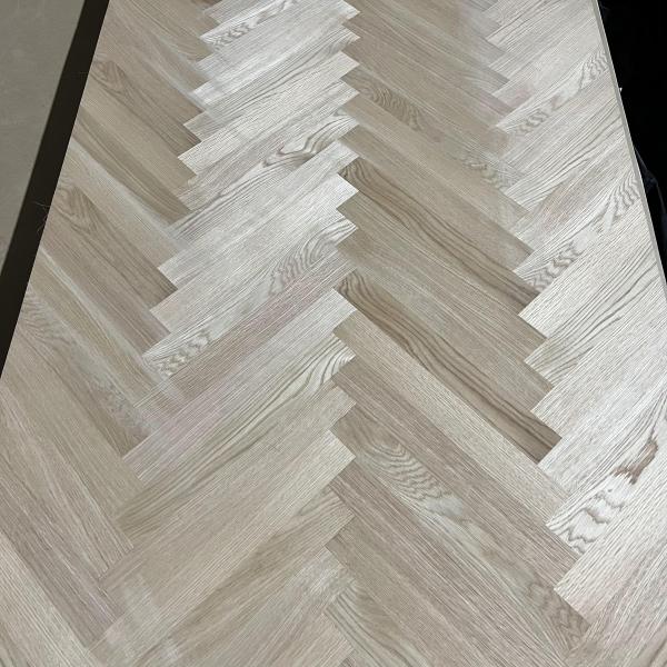 Естественный белый дубовый паркет деревянный фанера А/АА класс 100-195 см*0,45 мм