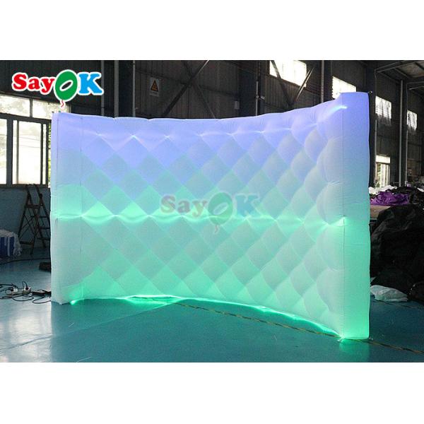 360 Надувные фотобуты Оборудование фоновая стена подсветка с изменением света изогнутый надувные фотобуты стена