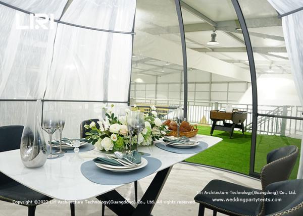 360 Degree Transparent PC Bubble Crystal Dome Tent Outdoor Leisure Restaurant House