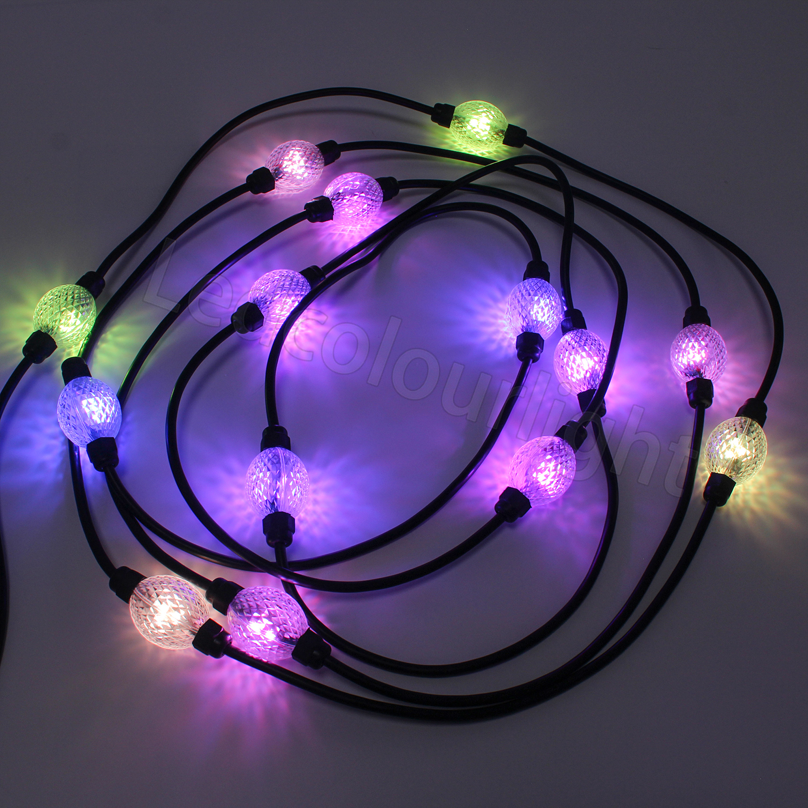 35mm DC24V 6LEDs DMX512 WS2811 RGB Light Strings for Stage Event Lighting