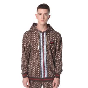 Polyester / coton sweat-shirt de sport surdimensionné