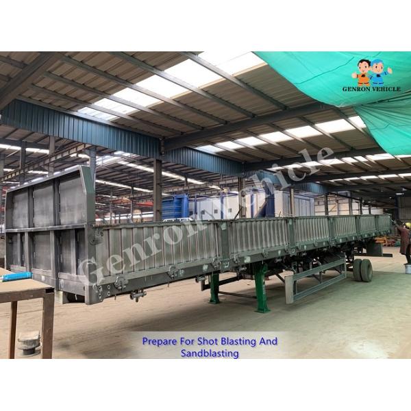 40ft контейнеров 80T падения стороны трейлер Semi с замками извива