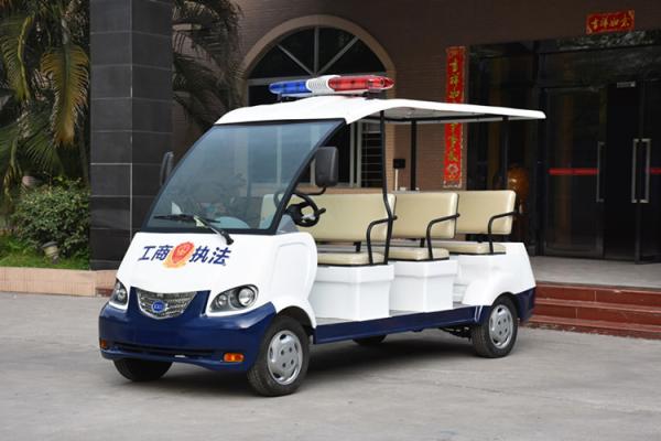 Battery Powered 6 Seats Electric Patrol Car / Electric Security Vehicles