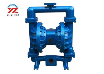 Teflon Double Diaphragm Pump Cast Iron Stainless Steel For Food QBY Series