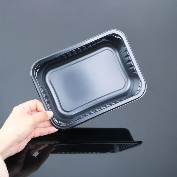 Origin Black CPET Plastic Food Container Recyclable ,CPET Trays Food Packaging