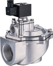 Tipo material de alumínio direito de ASCO da válvula de solenoide DN50 do ângulo para o material de construção