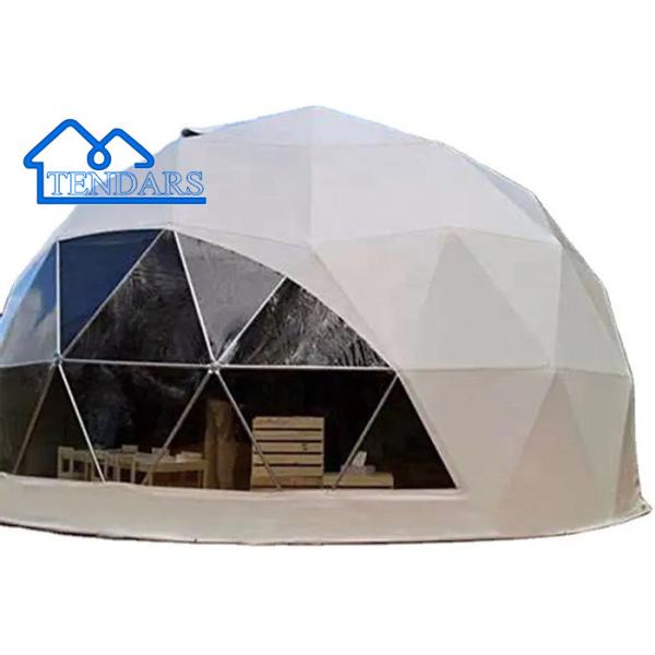Most Popular Outdoor Waterproof Commercial Glamping Dome Tent For Reosrt Hotel Camping