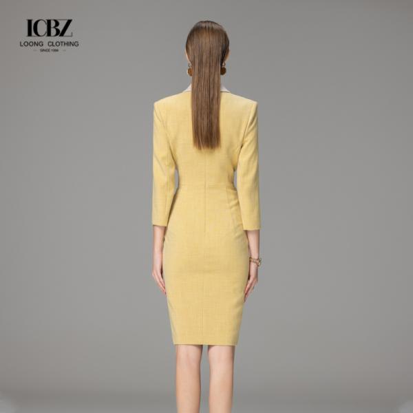 Женский двухкомпонентный офисный формальный юбки костюм в цветах и полиэстерные волокна ткани