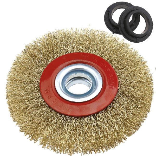 5 Inch Polishing Cleaning Crimped Wire Wheel Brush For Grinders
