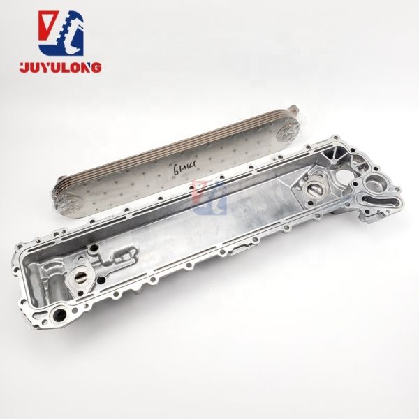 JUYULONG Hot Sale EXcavator Accessories 6HK1 Oil Cooler Cover for Isuzu ZX31 Excavator Engine Parts Construction Machinery Parts