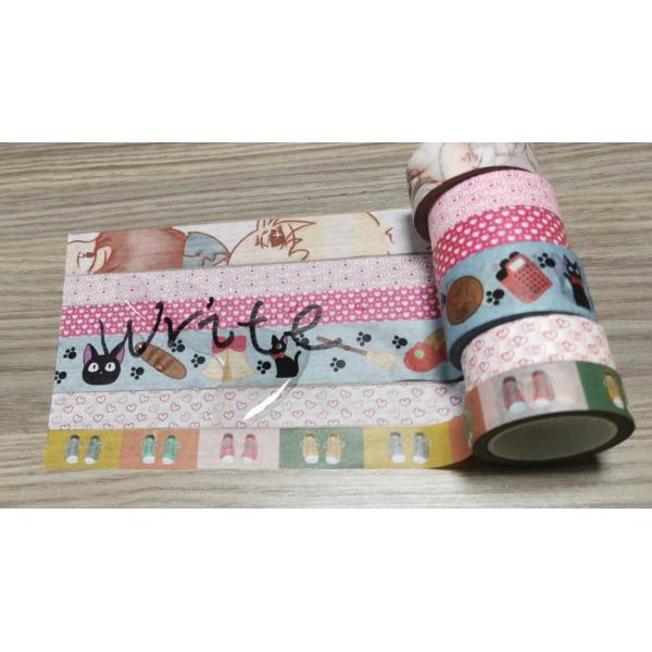 Красочная пакуя творческая напечатанная лента Washi для DIY производит искусства