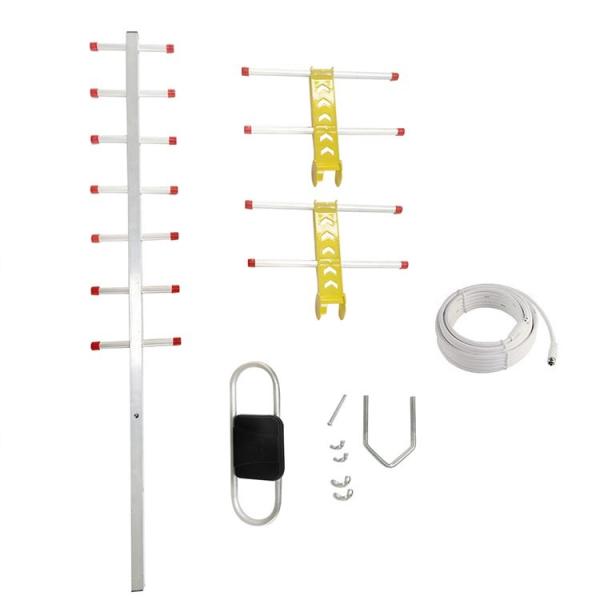 Bens aéreos da tevê da frequência ultraelevada da antena exterior impermeável do Yagi de 9 elementos