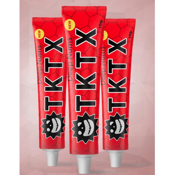 Red 40% TKTX Numbing Cream 10g Strongest Muscle Pain Relief Cream
