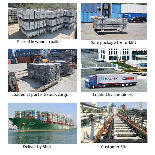 2600mm Type III Railway Bridge Concrete Sleeper For Ballast Track