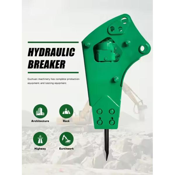 OEM Skid Steer Rock Breaker Fully Hydraulic Jack Hammer For Backhoe Construction Machinery Excavator