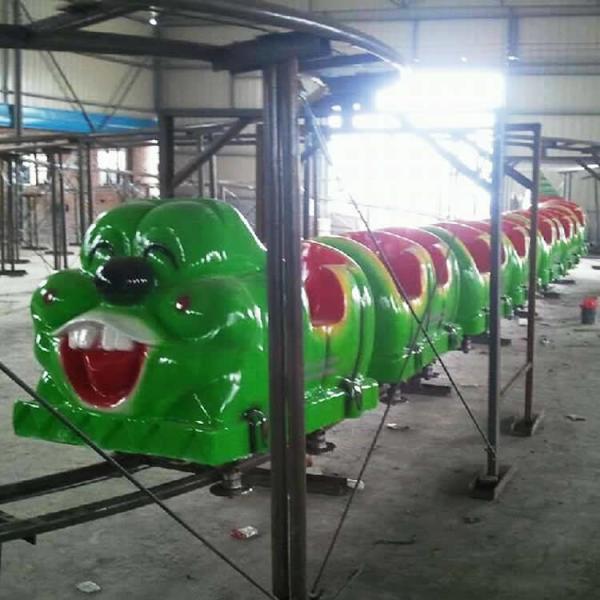 Mini Roller Coaster Ride 380V Voltage Track Length 120m Power 6KW